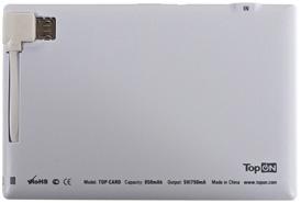 Универсальная внешняя батарея Top-Card