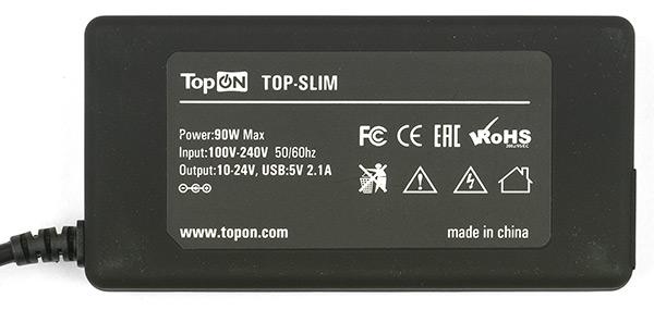Универсальные адаптеры TopON для ноутбуков