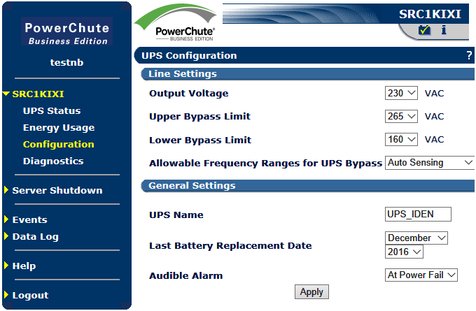 PowerChute Business Edition