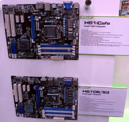 Платы H61 iCafe и H61 DE/S3 