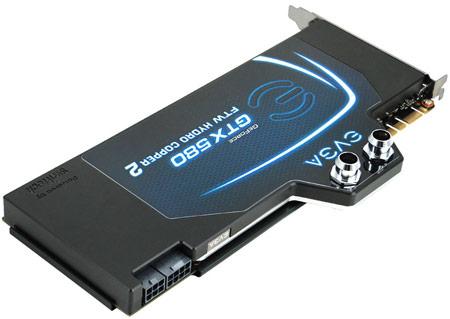 3D-карта EVGA GeForce GTX 580 3072MB Hydro Copper 2
