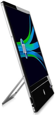 монитор HP Elite L2201x толщиной 10 мм