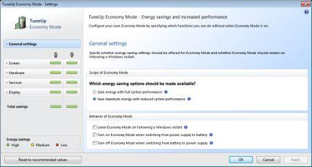 Скриншот программы TuneUp Utilities 2012