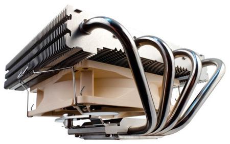Низкопрофильный процессорный охладитель Noctua NH-L12 можно использовать с одним или двумя вентиляторами