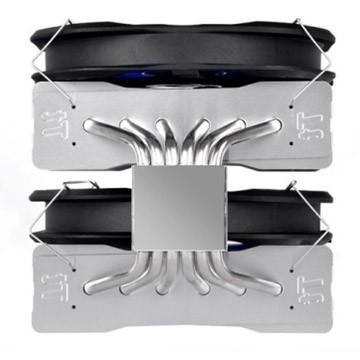 В конструкцию процессорного охладителя Thermaltake Frio Extreme входит пара 140-миллиметровых вентиляторов