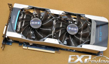 3D-карта Galaxy GeForce GTX 680 с 4 ГБ памяти и заводским разгоном