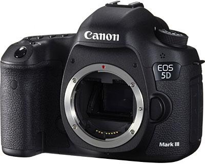 Изображения и технические данные камеры Canon 5D Mark III появились накануне ее премьеры 