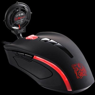 Thermaltake оснащает мышь BLACK Element Cyclone съемным вентилятором