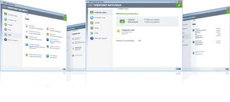 Новый интерфейс ESET