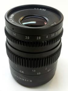 SLR Magic анонсировала выпуск объективов 25mm T0.95, 35mm T0.95, 35mm T1.4 и 23mm F1.7