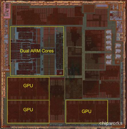 Специалисты Chipworks заглянули внутрь процессора Apple A6