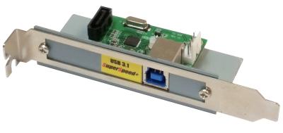 Штатно переходник смонтирован на креплении SCSI-I
