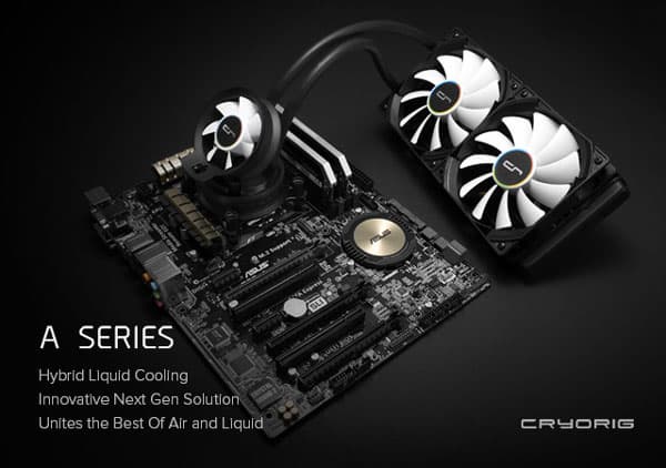 Гибридные системы охлаждения Cryorig A должны появиться в продаже этим летом