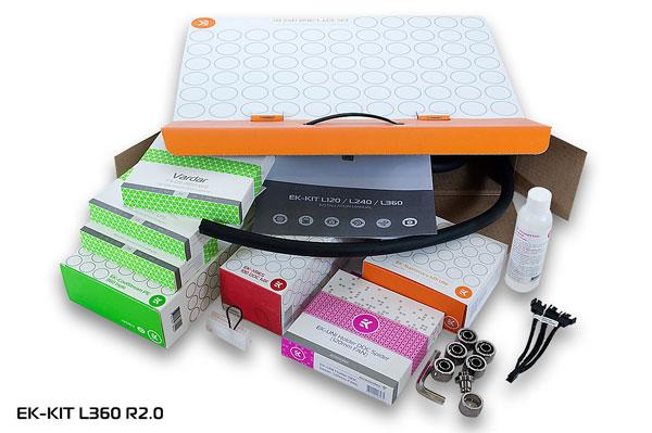 Компания EK Water Blocks выпустила серию наборов EK-KIT L 2.0, предназначенных для самостоятельной сборки СВО для процессоров