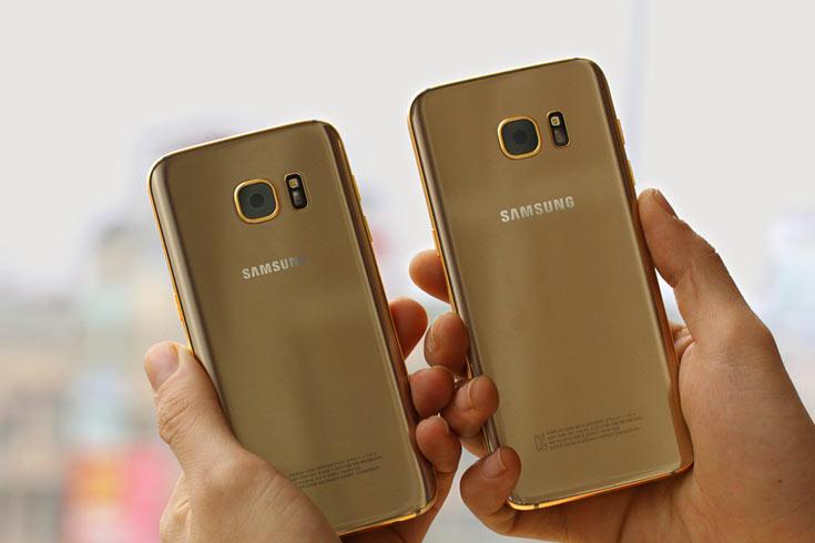 Позолоченный смартфон Samsung Galaxy S7 стоит $1730, Samsung Galaxy S7 Edge — $1930
