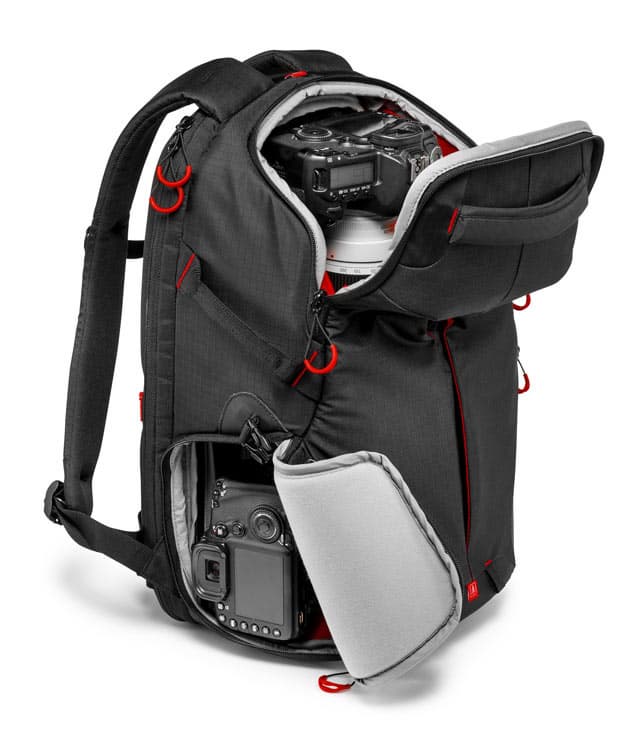 Рюкзак для фототехники Manfrotto Pro Light RedBee-210 ориентирован на профессиональных фотографов