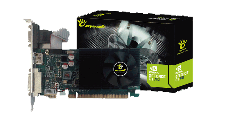 Manli представила карты GeForce GT 710