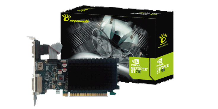 Manli представила карты GeForce GT 710