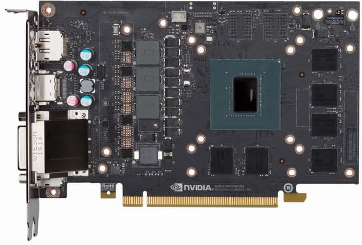 Появились фото печатной платы карты GeForce GTX 1060