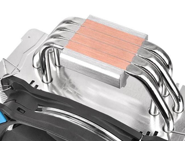 Габариты охладителя Thermaltake Riing Silent 12 равны 159 х 140 x 74 мм