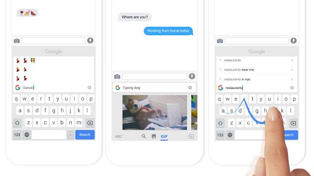 Google представила для iOS клавиатуру Gboard