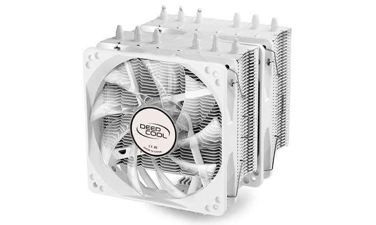 Кулер Deepcool Neptwin White действительно белый