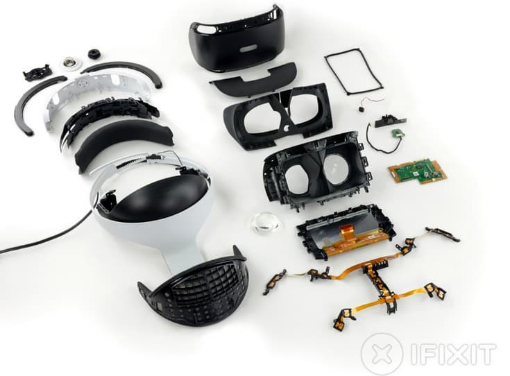 Гарнитура PlayStation VR легко разбирается, но трудно собирается