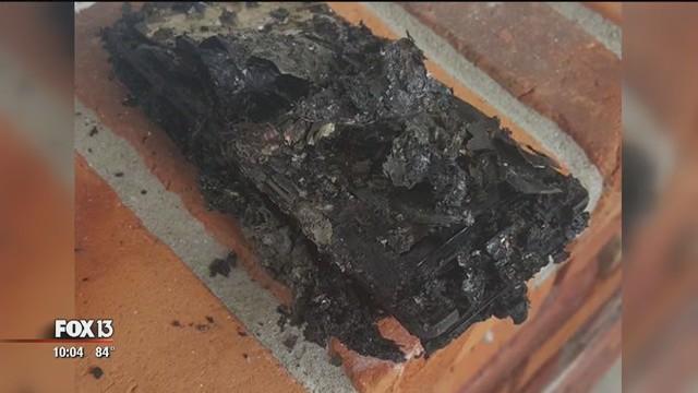 Еще один случай возгорания Samsung Galaxy Note7 привел к уничтожению автомобиля Grand Cherokee