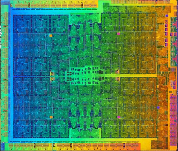 Источник предоставил фото препарированного GPU GP104