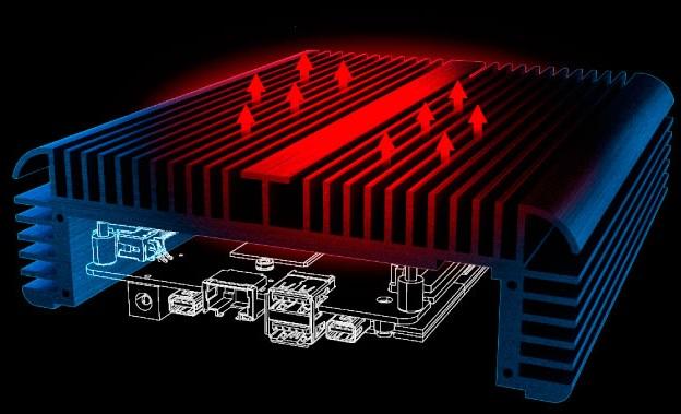 Корпус Akasa Newton S7 изготовлен из алюминия