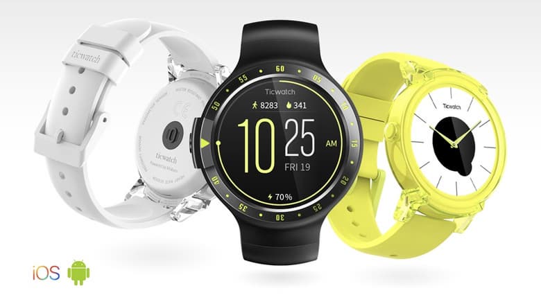 Отгрузка умных часов Ticwatch S и E должна начаться в ноябре
