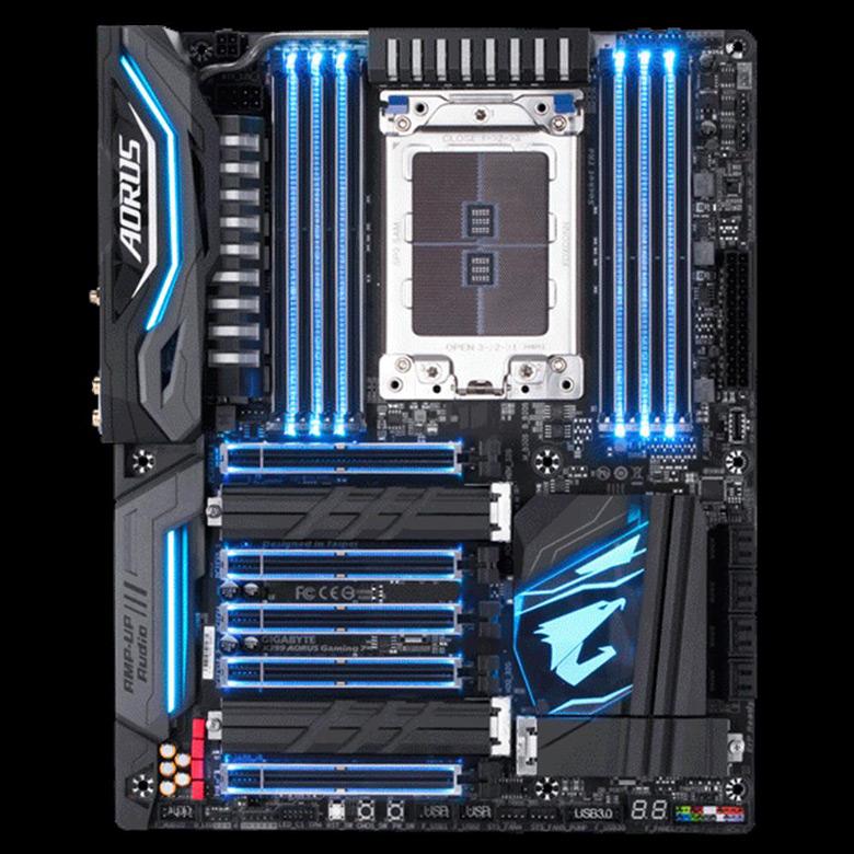 Продажи Gigabyte Aorus X399 Gaming 7 должны начаться 10 августа по цене около $300