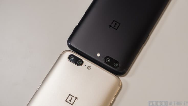 OnePlus 5 появился в золотистом цвете