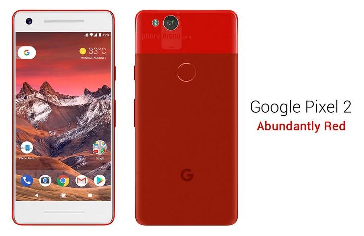 Смартфон Google Pixel 2 будет доступен в пяти цветах