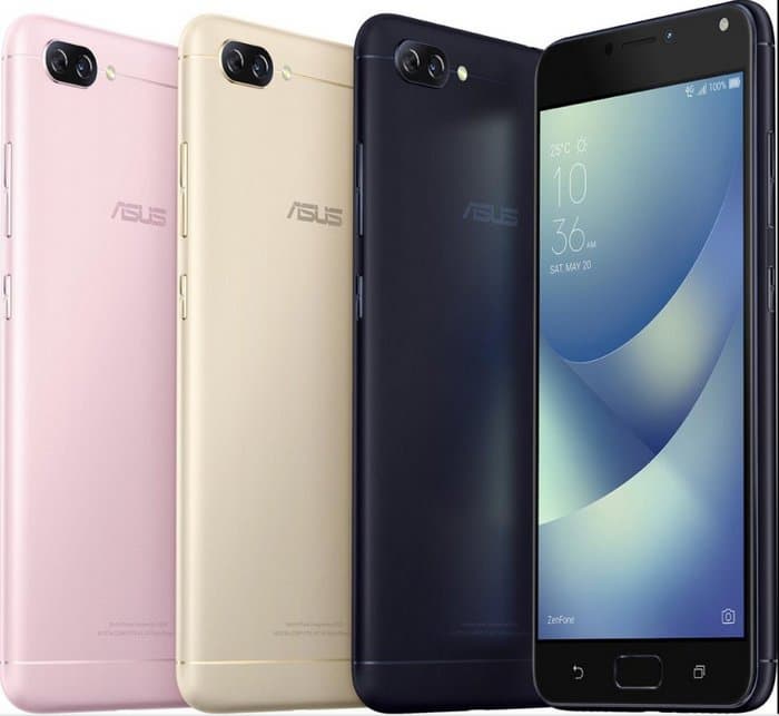 Линейка смартфонов Asus Zenfone 4 представлена во всех цветах на официальных изображениях