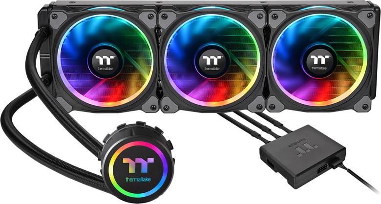 Системы жидкостного охлаждения Thermaltake Floe Riing RGB TT Premium Edition оснащены полноцветной подсветкой