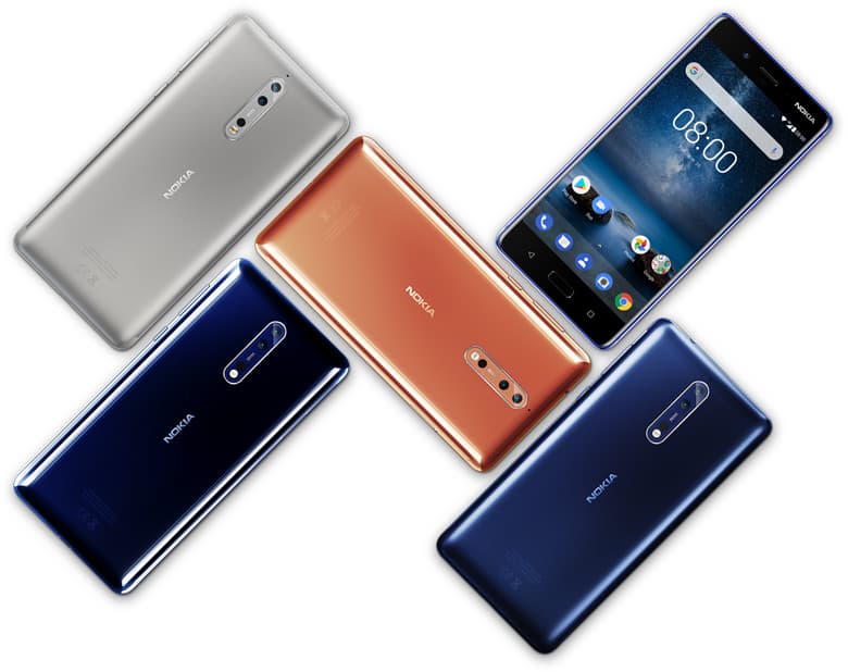 Оснащение Nokia 8 включает сдвоенную камеру с объективами Zeiss