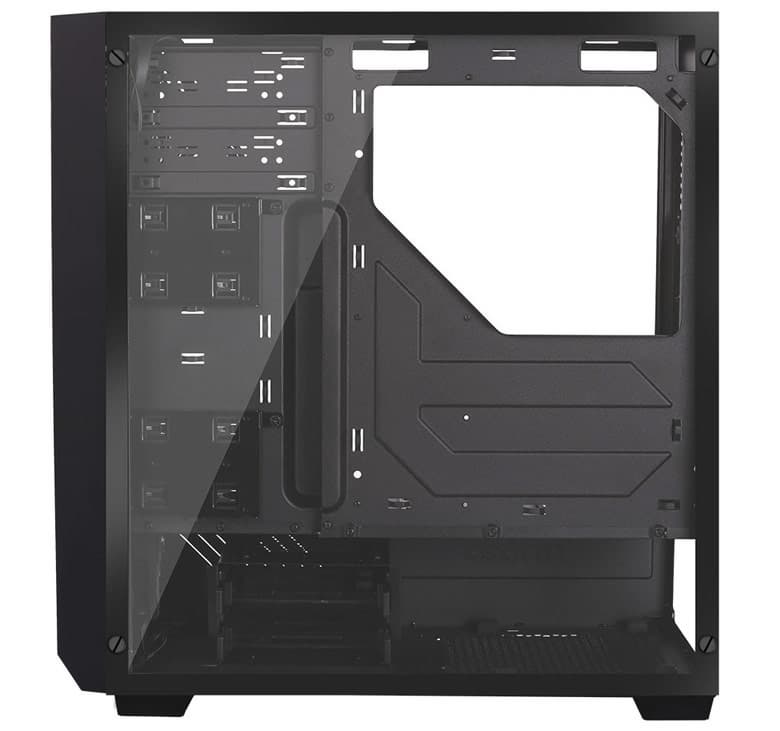Боковая панель корпуса Antec Performance P8 изготовлена из закаленного стекла