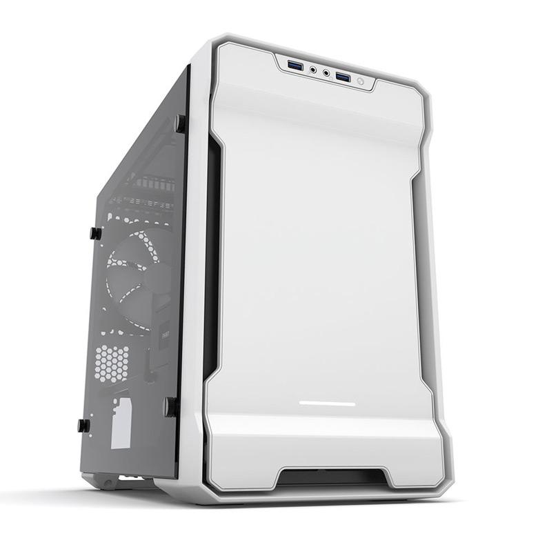 Боковая стенка компьютерного корпуса Phanteks Enthoo Evolv ITX Tempered Glass Edition изготовлена из закаленного стекла