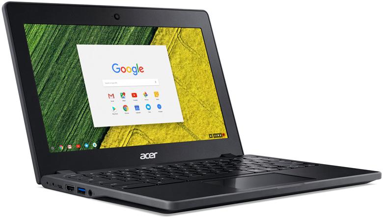 Время автономной работы хромбука Acer Chromebook 11 заявлено равным 13 ч