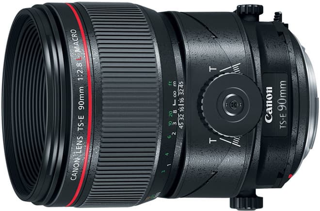Любой из объективов Canon TS-E 50mm f/2.8L Macro, TS-E 90mm f/2.8L Macro и TS-E 135mm f/4L Macro стоит $2199