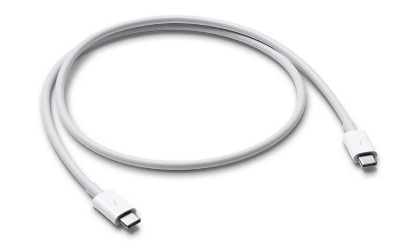 Apple просит 40 долларов за свой первый кабель Thunderbolt 3