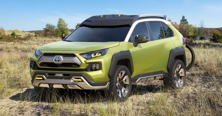 Концепт автомобиля Toyota FT-AC оснащается съёмными противотуманками