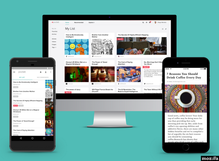 Сервис Pocket теперь принадлежит Mozilla