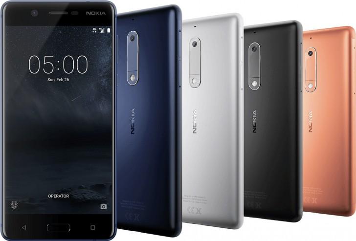 Nokia 3 и Nokia 5 можно будет купить во втором кваратле