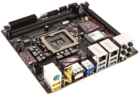 Оснащение Colorful iGame Z270I-WF включает слот M.2 32 Гбит/с