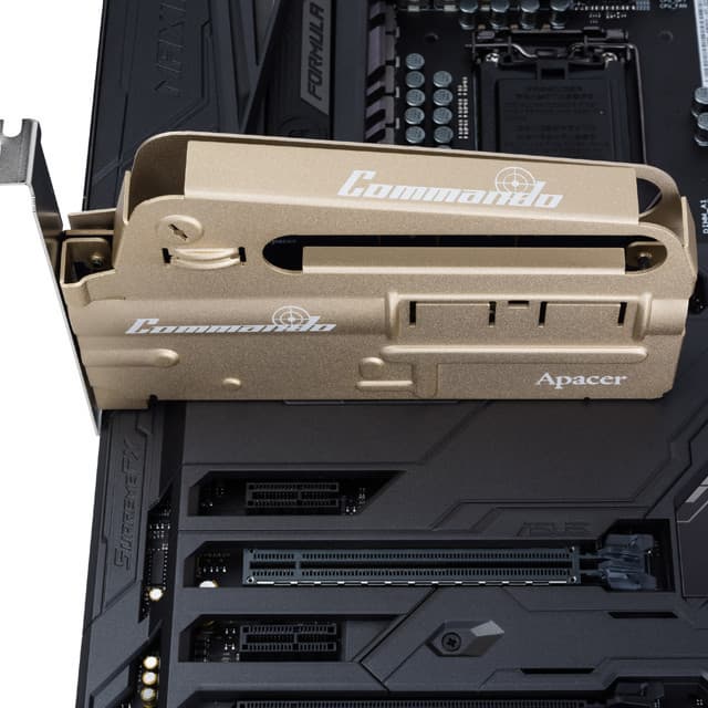 Твердотельный накопитель Apacer PT920 Commando с интерфейсом PCIe поддерживает NVMe