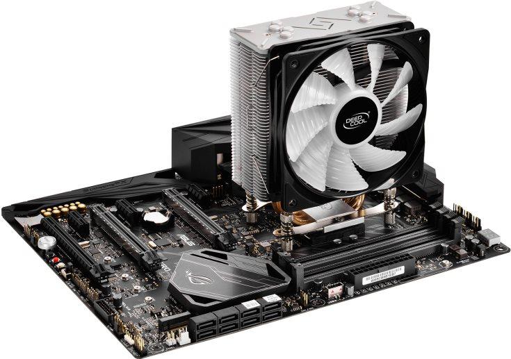 Процессорный охладитель Deepcool Gammaxx GT подходит для процессоров с TDP до 150 Вт