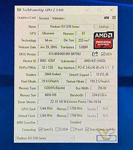 Видеокарта Radeon RX 580 получит новую печатную плату
