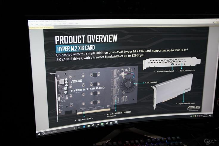 Asus и Intel показали реализацию технологии VROC